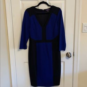 NYDJ Blue and Black Cocktail Dress